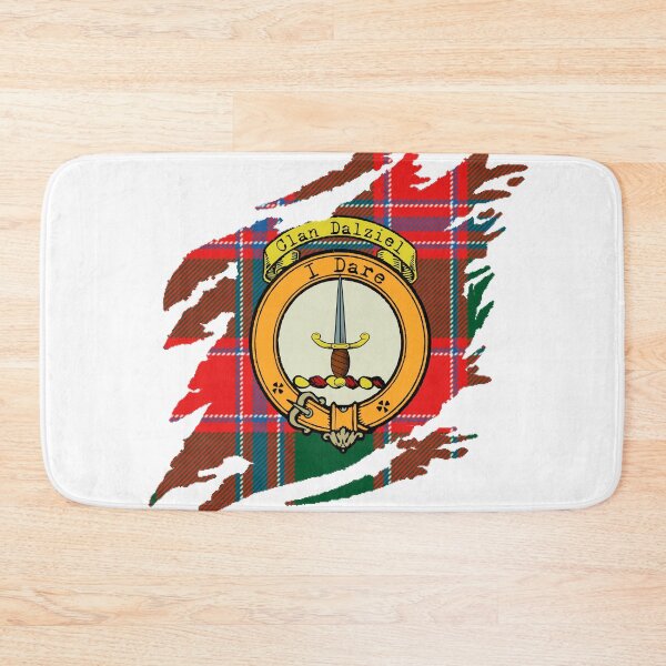 Item preview, Dalziel Crest Scottish Surname Tartan designed and sold by BagTown Clans.