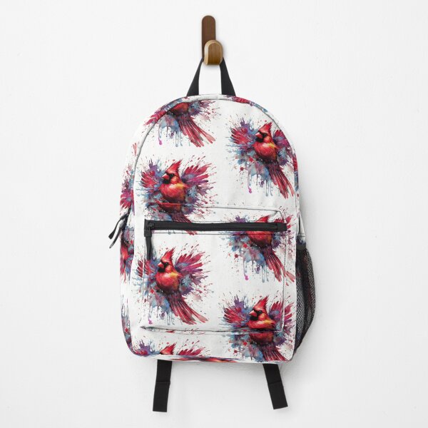 Item preview, Cardinal with splashes of Blue designed and sold by KingExpressions.