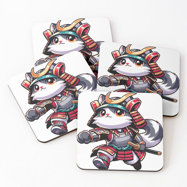 Item preview, Cute samurai cat designed and sold by FerdiEverywhere.