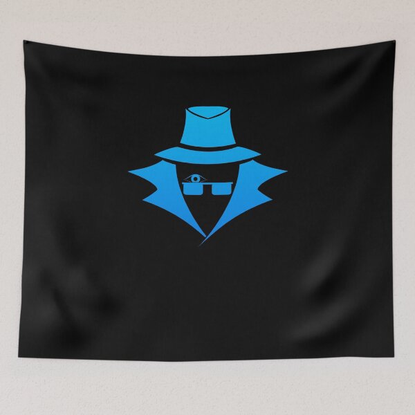 Item preview, Mr. Eye: A Cybersecurity/Anonymity Icon (Blue) designed and sold by McNerdic.