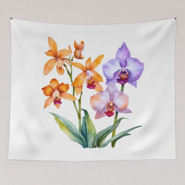 Item preview, Orchid Trio Watercolor designed and sold by Fredster1966.