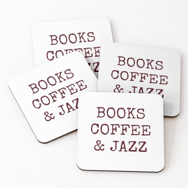 Item preview, Books coffee and Jazz designed and sold by Inspirationmotivation.