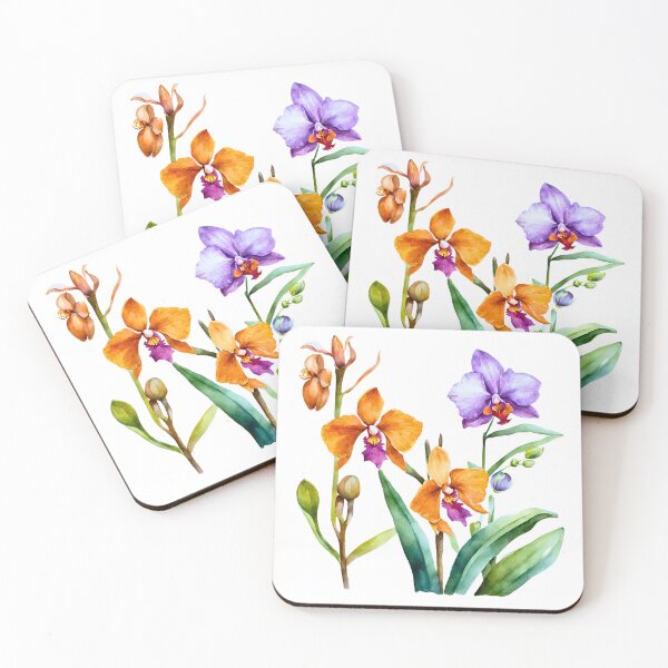 Item preview, Gorgeous Orchid Trio Watercolor designed and sold by Fredster1966.