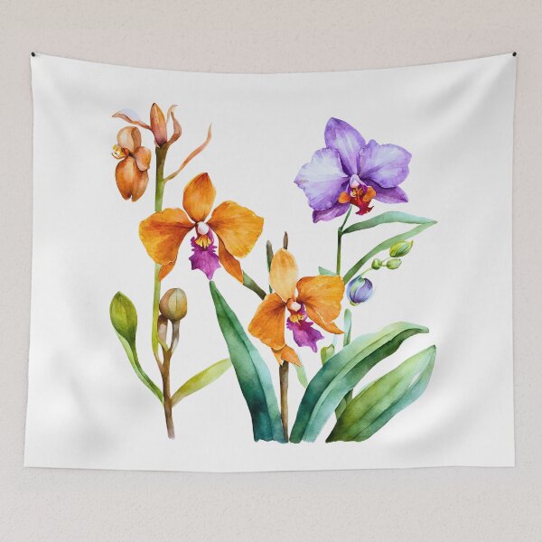Item preview, Gorgeous Orchid Trio Watercolor designed and sold by Fredster1966.