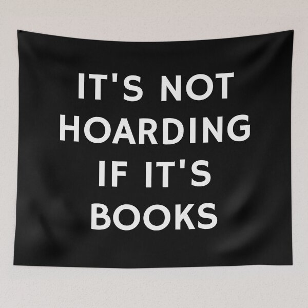 Item preview, Not hoarding - funny book lovers designed and sold by Inspirationmotivation.