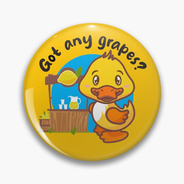 Item preview, Got any grapes? Annoying duck (on light colors) designed and sold by messy-nessie.