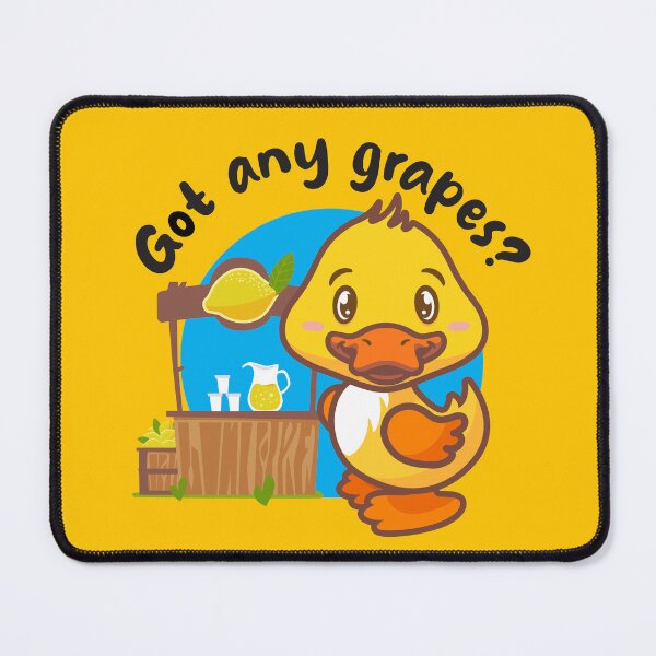 Item preview, Got any grapes? Annoying duck (on light colors) designed and sold by messy-nessie.