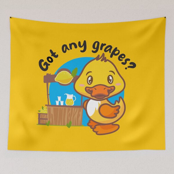 Item preview, Got any grapes? Annoying duck (on light colors) designed and sold by messy-nessie.
