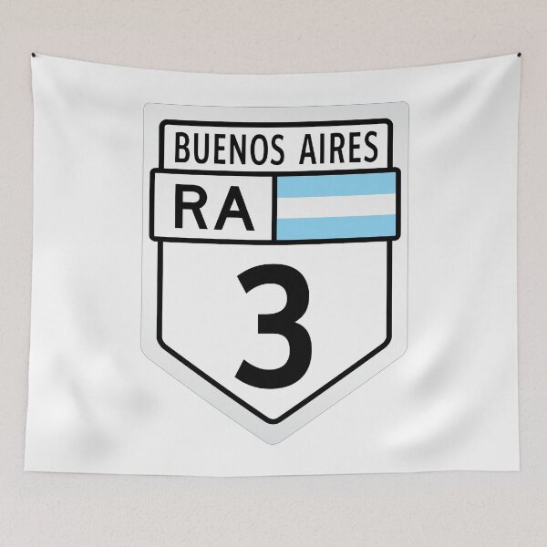 Item preview, Signo de carretera Argentina Ruta 3 designed and sold by travelwitheric.