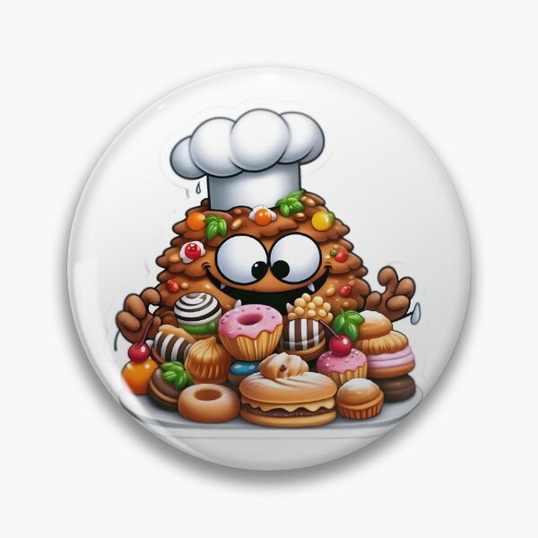 Item preview, Pastry Prankster: Monster Mayhem in the Bakery! designed and sold by AI-Only Creations.