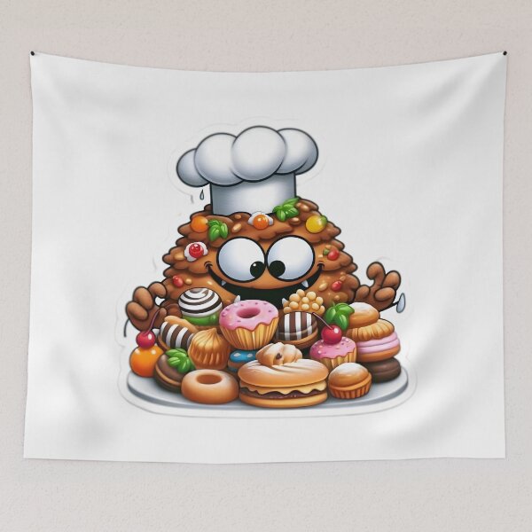 Item preview, Pastry Prankster: Monster Mayhem in the Bakery! designed and sold by AI-Only Creations.