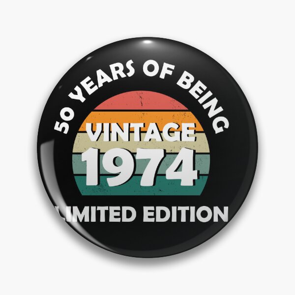 Item preview,  Retro vintage 1974 limited edition 50 years of being awesome vintage 1974 designed and sold by ShopSmart213.
