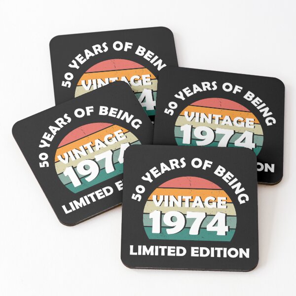 Item preview,  Retro vintage 1974 limited edition 50 years of being awesome vintage 1974 designed and sold by ShopSmart213.