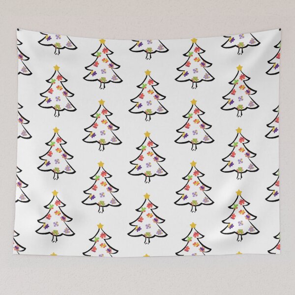 Item preview, Puzzle Piece Christmas Tree designed and sold by daisydance.