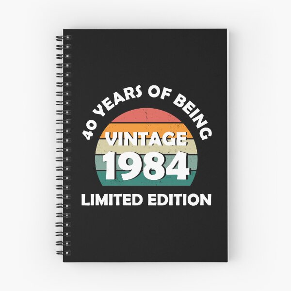 Item preview, 40 Years Of Being Awesome Vintage 1984 Limited Edition designed and sold by ShopSmart213.