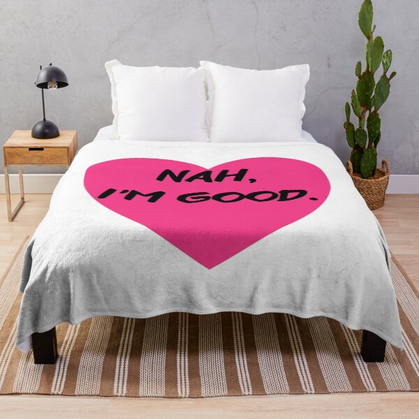 Item preview, Nah Im Good Anti Valentines Day Single Awareness designed and sold by QUOTABLE STICKERS.