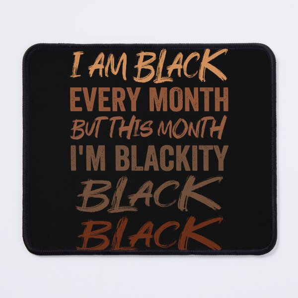 Item preview, I'm Blackity Black African American Afro Black History Month designed and sold by MobyStickers.