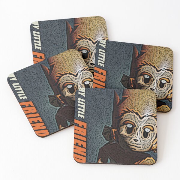 Item preview, Happy Little Orange Monkey Spreading Joy to Friends - Vibrant Monkey Artwork designed and sold by Olojo.