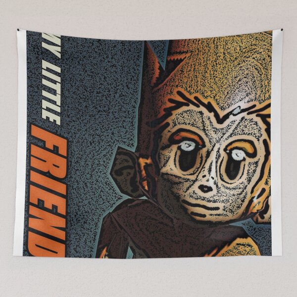 Item preview, Happy Little Orange Monkey Spreading Joy to Friends - Vibrant Monkey Artwork designed and sold by Olojo.