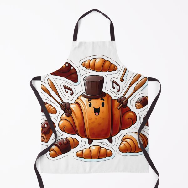 Item preview, Croissant Crescendo: Flaky Orchestra's Sweet Symphony Delight! designed and sold by AI-Only Creations.
