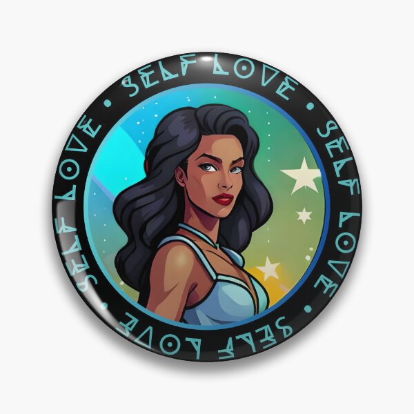 Item preview, Superhero Woman Self Love Star Sky Blue Aura designed and sold by Melan Designs.
