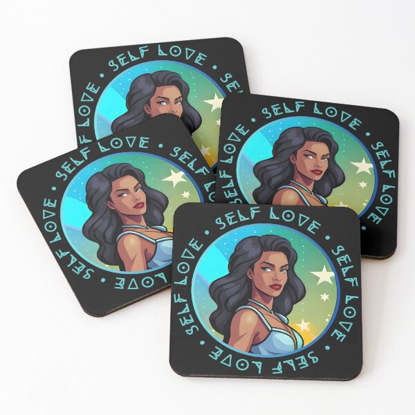 Item preview, Superhero Woman Self Love Star Sky Blue Aura designed and sold by Melan Designs.
