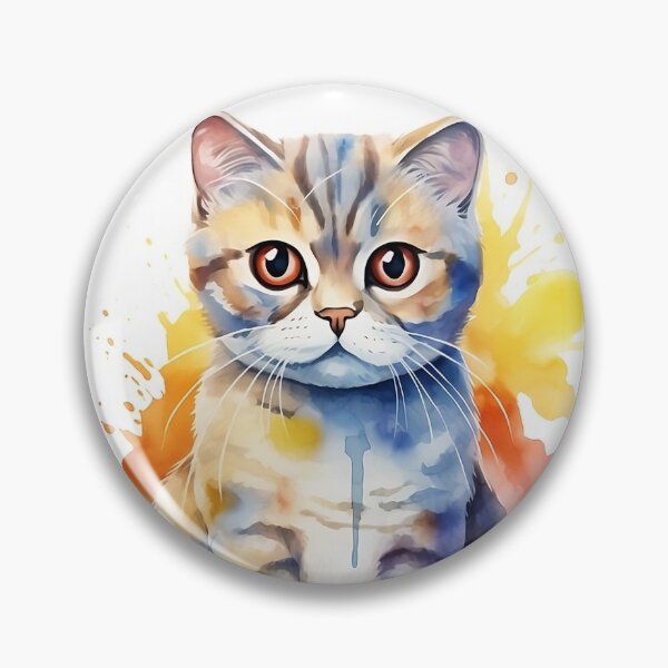 Artikelvorschau, Scottish Fold Kätzchen - Aquarell entworfen und verkauft von CatsAndDogs-TF.
