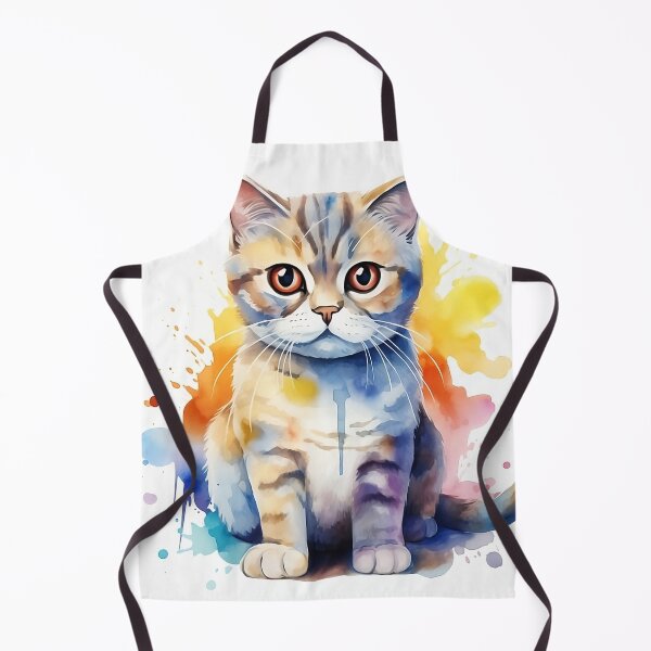 Item preview, Gatito Scottish Fold - Acuarela designed and sold by CatsAndDogs-TF.