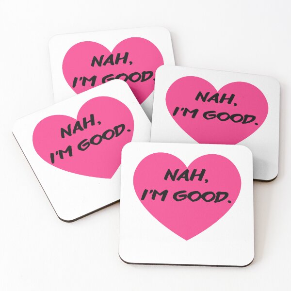 Item preview, Nah Im Good Anti Valentines Day Single Awareness designed and sold by QUOTABLE STICKERS.