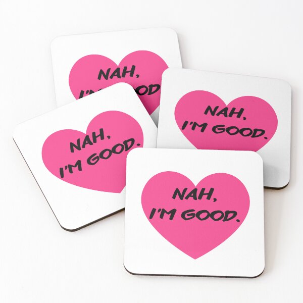 Item preview, Nah Im Good Anti Valentines Day Single Awareness designed and sold by QUOTABLE STICKERS.
