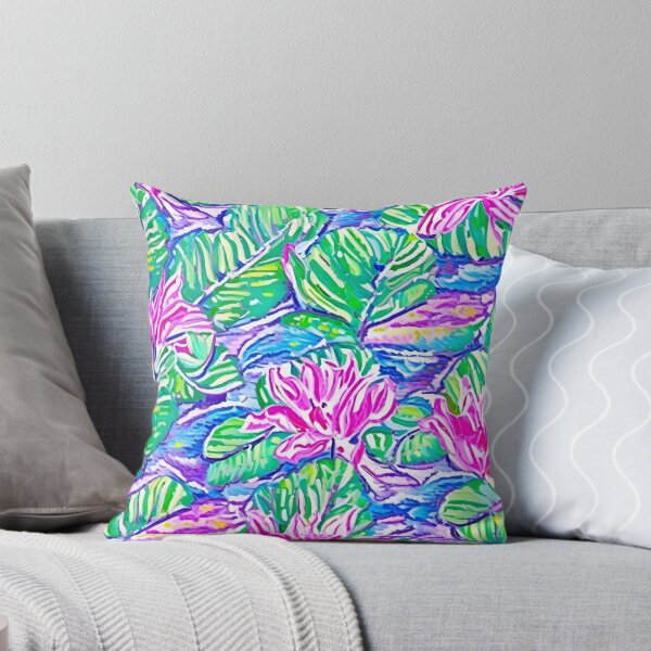 Item preview, Grandmillennial art, waterlilies painting designed and sold by SophieClimaArt.