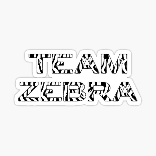 Item preview, Team Zebra designed and sold by CapCityCrushers.