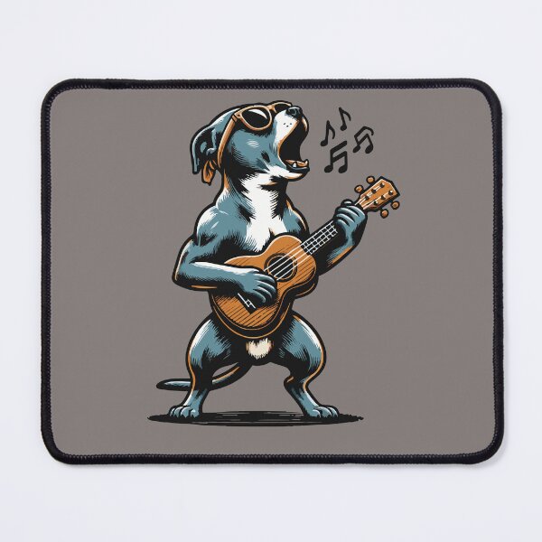 Item preview, Dog Playing Guitar Sing Staffordshire Terrier Staffie Funny designed and sold by d247.