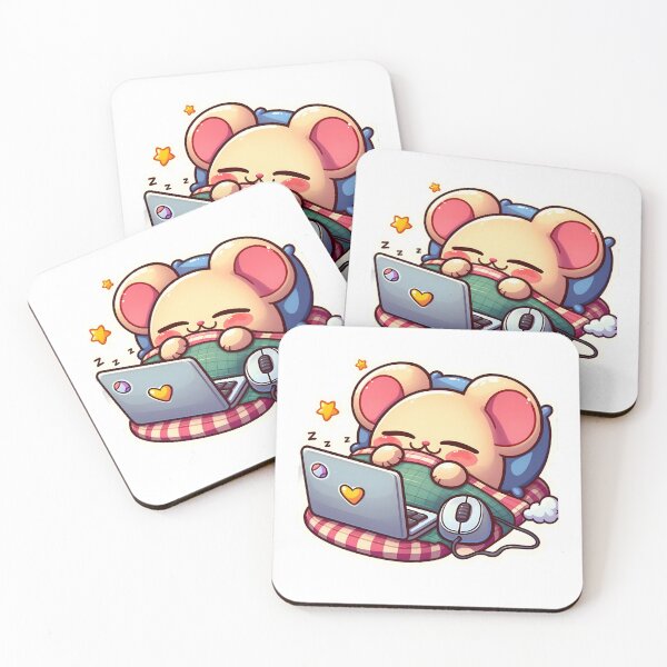 Item preview, Mousey Nap: Tech Dreams on a Tiny Pillow! designed and sold by AI-Only Creations.