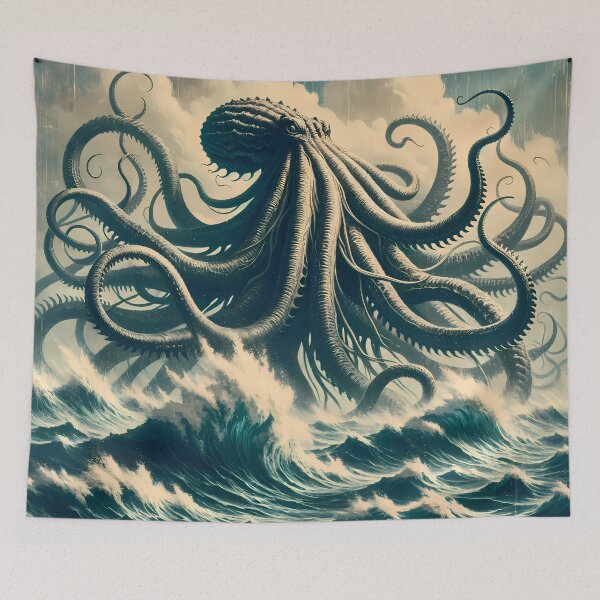 Item preview, Kraken's Oceanic Majesty designed and sold by LivingArtClips.