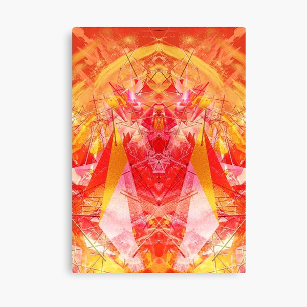 Structured chaos kaleida \2 Canvas Print