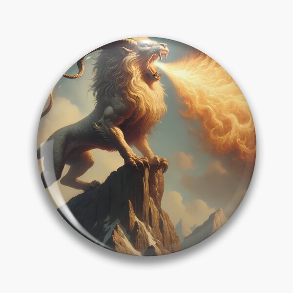 Item preview, Chimera's Fiery Dominion designed and sold by LivingArtClips.