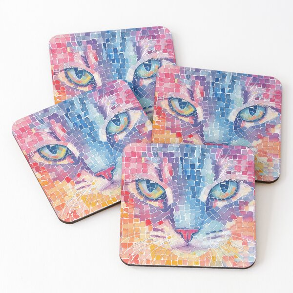 Item preview, Colorful Block Cat designed and sold by chi3-jp.