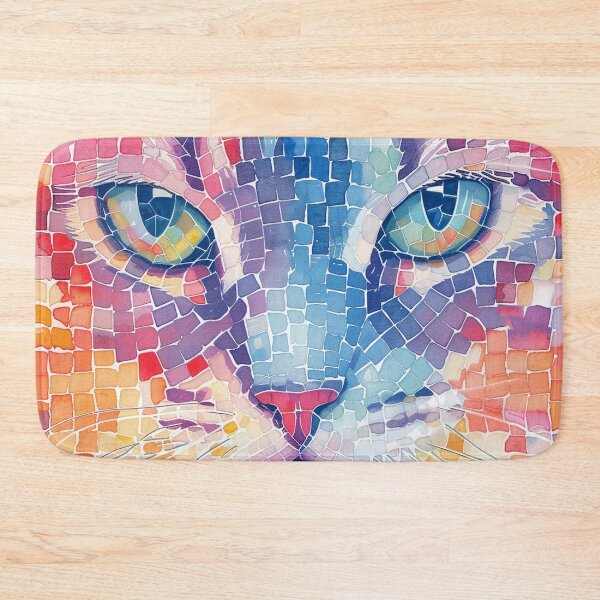 Item preview, Colorful Block Cat designed and sold by chi3-jp.