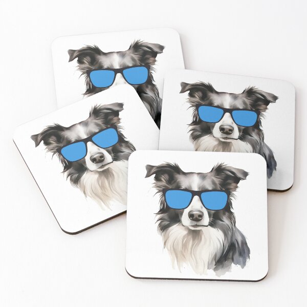 Item preview, Border Collie Wearing Sunglasses designed and sold by TheAnimalZ00.