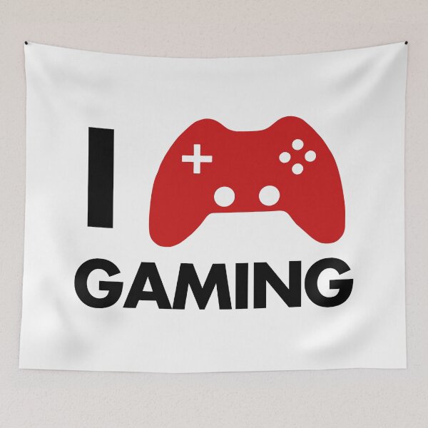 Item preview, Gaming Quotes: I Love Gaming, Funny Video Games, Gamer for Life – Geek, Nerd, Console, PC Gaming Lover designed and sold by artworkathome.