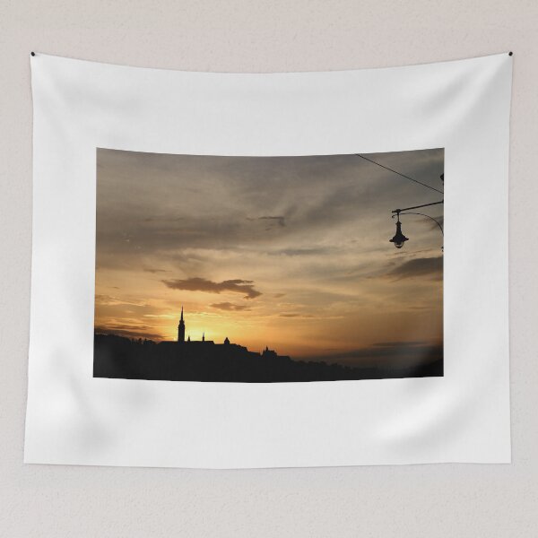 Item preview, sunset over Fisherman bastion Budapest designed and sold by goceris.
