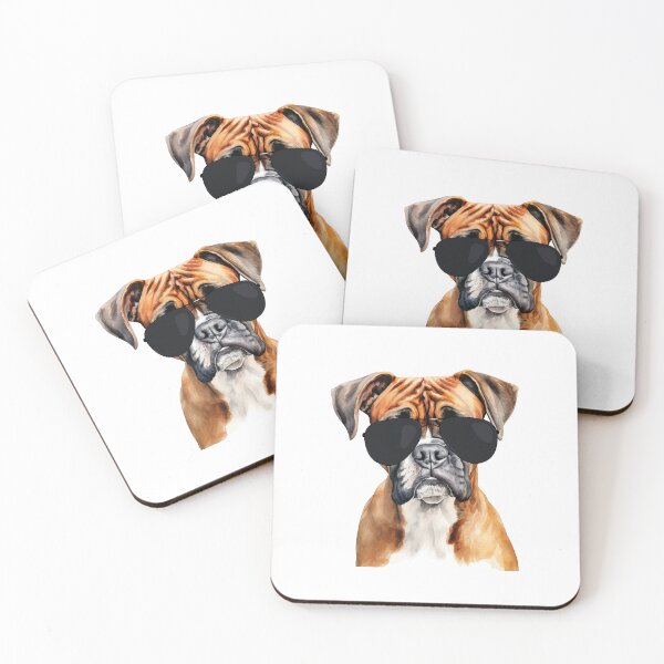 Item preview, Boxer Wearing Sunglasses designed and sold by TheAnimalZ00.