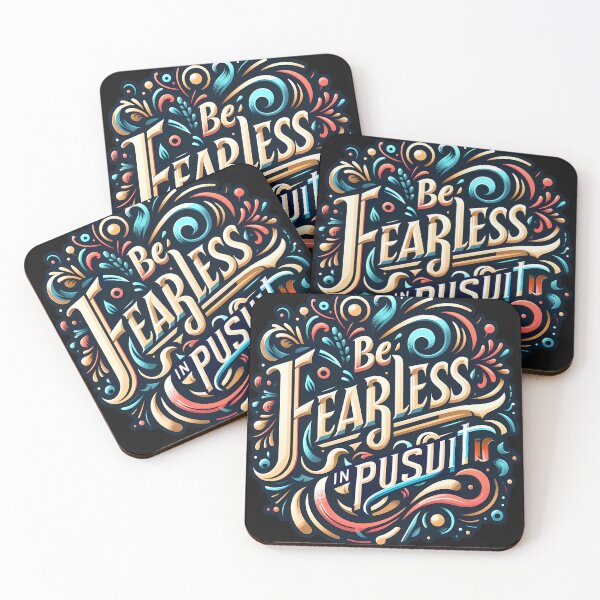 Item preview, Be fearless in pursuit, typography designed and sold by maxmaj.