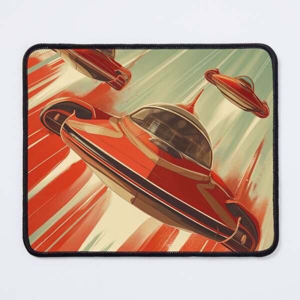 Item preview, Retrofuturistic hovercar race 4 designed and sold by Rebelka.