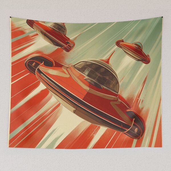 Item preview, Retrofuturistic hovercar race 4 designed and sold by Rebelka.