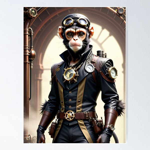 Artikelvorschau, Steampunk Spinnenaffe entworfen und verkauft von ChimericCreate.