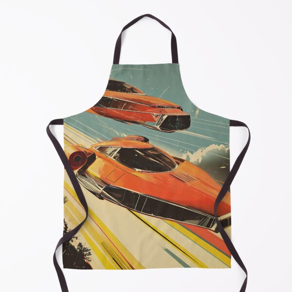 Item preview, Retrofuturistic hovercar race 2 designed and sold by Rebelka.