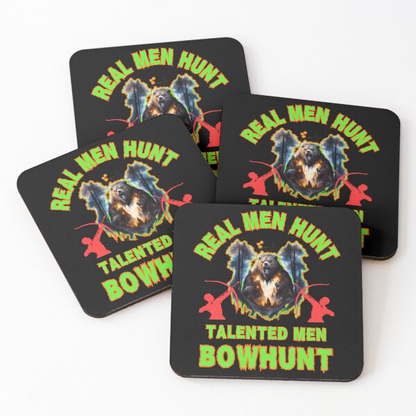 Item preview, Real Men Hunt Talented Men Bowhunt  designed and sold by WoodburyLake.