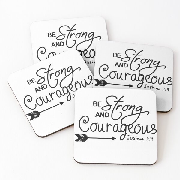 Item preview, Strong and courageous  designed and sold by FeatherProject.